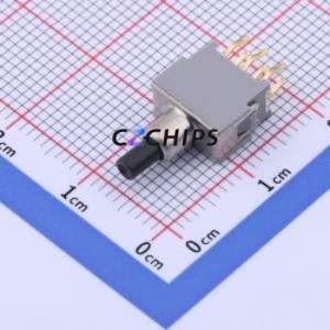 APE2F-2M-10-Z <b>Push</b> <b>Button</b> <b>Switch</b> Through hole Component (THT) <b>Switch</b> Double Pole Double Throw Round Plunger Through Hole 50mA - Product Image 2