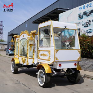 Carro Funebre di Lusso Personalizzato dal Produttore per Processione Funebre, Furgone Mortuario Nero per Servizi Funebri in Vendita - Product Image 1