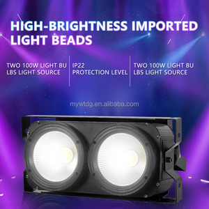 תאורת במה פנימית מסוג 2-Eyes Blinds COB LED בצבע לבן חם עם מצב בקרת DMX512 - Product Image 4