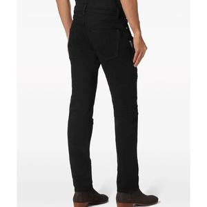 تصميم العلامة التجارية الخاصة بك ملصق مخصص رقعة جينز نحيف دينم نجم روك أسود جينز بقصة ضيقة - Product Image 4