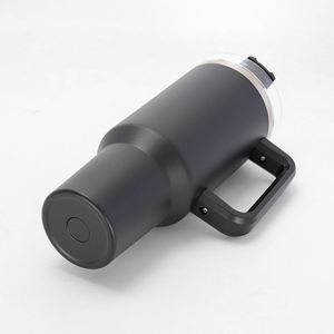 Envío de Fábrica Nuevo Vaso Térmico de Acero Inoxidable 304 de 40oz y 30oz con Asa para Coche, Vaso Ice King de Gran Capacidad con Asa y Pajita - Product Image 4