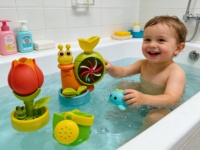 Jouet de bain en plastique pour enfants, escargot, jouets aquatiques pour enfants dans la salle de bain
