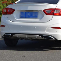 Accessoires de voiture Cache pare-chocs arrière Garniture Spoiler Lip Diffuser Bumper Protector Cover Pour Chevrolet Cruze 2017
