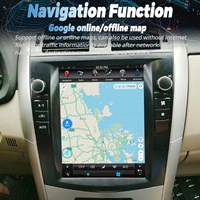 Autoradio Android 13 DSP 128 Go ROM pour Corolla 2007-2013, Navigation GPS Multimédia, Lecteur Vidéo Stéréo, Écran Tesla QLED 10,4 pouces