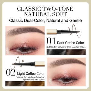 Nuevo Lápiz de Cejas Retráctil de Doble Punta, Ultrafino, Tridimensional, Resistente al Agua, con Cabezal de Cepillo Difuminado - Product Image 4
