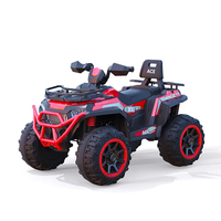 Quad électrique tout-terrain unisexe, voiture de plage à quatre roues, grand véhicule biplace pour enfants de 2 à 13 ans, fabriqué en plastique durable