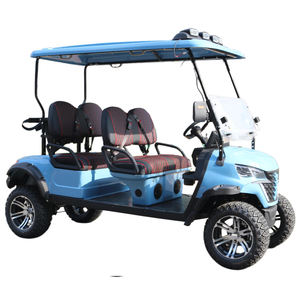 Chariot de <span class=keywords><strong>golf</strong></span> de batterie au lithium bleu de luxe 2025 avec <span class=keywords><strong>portes</strong></span> 4 sièges approvisionnement en gros de carburant électrique - Product Image 2