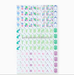 In Stock Luxury gradient green 160 Acrylic American <b>Mahjong</b> Tiles Travel <b>mahjong</b> <b>Set</b> miss <b>mahjong</b> tiles <b>mahjong</b> tiles - Product Image 4