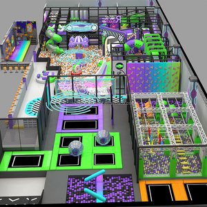 Parque Infantil Comercial Interior para Niños con Trampolí<span class=keywords><strong>n</strong></span>, Toboganes Gigantes, Temática Personalizada con Instalació<span class=keywords><strong>n</strong></span>, Fabricante con Certificació<span class=keywords><strong>n</strong></span> CE - Product Image 4