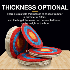 Starcn bắn cung recurve cung hợp chất cung nỏ ngoài trời mục tiêu thực hành bắn súng cạnh tranh 50cm Vòng mục tiêu rơm truyền thống - Product Image 4