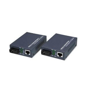 Convertidor de Medios de Fibra Gigabit 1300AB Monomodo, Par de Puertos SC de Fibra Única, 1000Mbps, Alimentación Externa Industrial DC5V TCP - Product Image 5