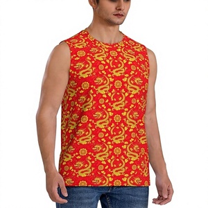 CHANGA IMPEX Débardeur Homme Personnalisé Col Rond en Coton Tricoté Doux Respirant Sans Manches pour Gym, Fitness, Entraînement, Course à Pied et Athlétisme - Product Image 1