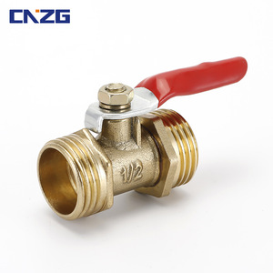 Vanne à bille pneumatique double intérieure et extérieure avec 1 à 4 points de ventilation, vanne à interrupteur en cuivre, conception pagode à 2 à 3 points - Product Image 4