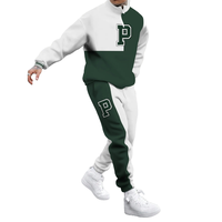Suministro Directo 2025 Conjuntos de Sudadera con Capucha para Hombre, Deportivos Casuales, Cuello Redondo, Impresión Digital 3D, Tejido Transpirable, Color Personalizado, Otoño