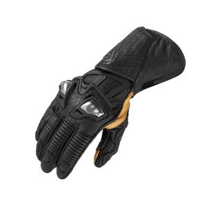 Gants de moto d'hiver 2026 en peau de mouton, gants de moto pour hommes en cuir PU, patchwork, course de moto, gants complets - Product Image 1
