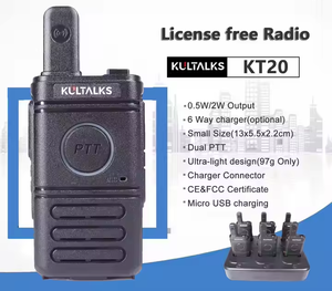 Kultalks KT20 UHF CE FCC Portée 1 <span class=keywords><strong>Km</strong></span> PMR 466 PRM Système de <span class=keywords><strong>talkie</strong></span>-<span class=keywords><strong>walkie</strong></span> <span class=keywords><strong>6</strong></span> Pack Radio bidirectionnelle chinoise FRS S028 - Product Image 2