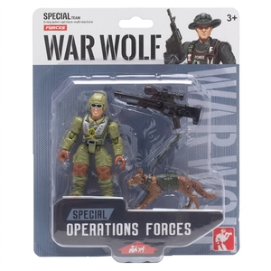 Confezione <span class=keywords><strong>da</strong></span> 1 confezione blister di <span class=keywords><strong>action</strong></span> <span class=keywords><strong>figure</strong></span> militari, soldati delle forze speciali con armi, giocattolo in plastica <span class=keywords><strong>da</strong></span> assemblare, regalo STEM per bambini - Product Image 2
