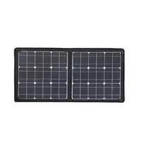 الطاقة المتجددة اسعار المصنع 50W 2 لوحة شمسية قابلة للطي أحادية للطي الألواح الطاقة الشمسية حقيبة ل في الهواء الطلق شحن الهاتف