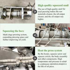 เครื่องสกัดน้ำมันปาล์ม เคอปรา เมล็ดฝ้าย คาโนลา และมะพร้าวแบบเย็น - Product Image 4