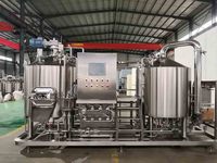Équipement complet de brassage de bière artisanale 500L 1000L 2000L, système de microbrasserie clé en main avec brasserie et cuves de fermentation