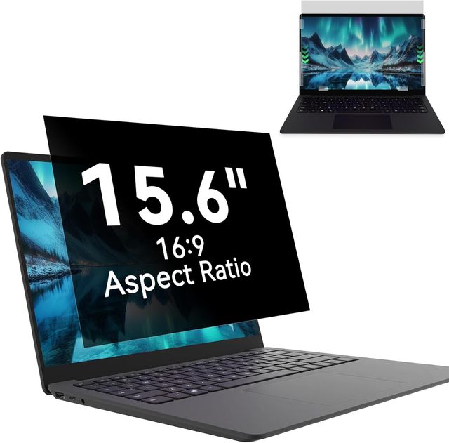Factory 15.6 Inch Laptop Privacy Screen Filter Ultra-Thin PET Anti-Spy Blue Light Anti-Fingerprint Monitor
