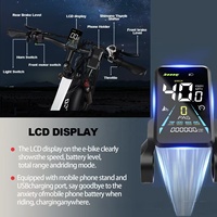 Vélo électrique haute puissance 52V 4000W avec double moteur sans balais, batterie lithium 32AH, VTT électrique pour adultes tout-terrain