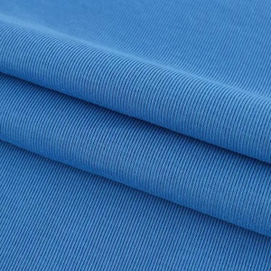 Tejido de punto antipilling de alto peso 510gsm 95 poliéster 5 <span class=keywords><strong>Spandex</strong></span> 2x2 costilla <span class=keywords><strong>tubular</strong></span> tejido de punto Circular para camiseta Polo - Product Image 3