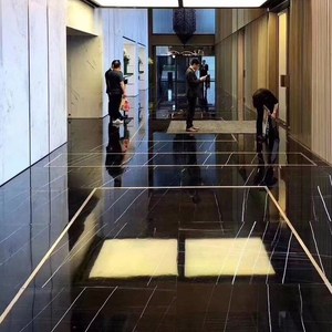 Mármol Laurent Negro Dorado, Fabricantes Directos, Mesa de <span class=keywords><strong>Bar</strong></span> Personalizada, Baldosas para Piso, Piedra Natural - Product Image 4