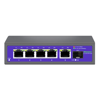 Commutateur Ethernet 5 ports 2.5G avec liaison montante 10G pour routeur, point d'accès sans fil, caméra IP, vidéosurveillance
