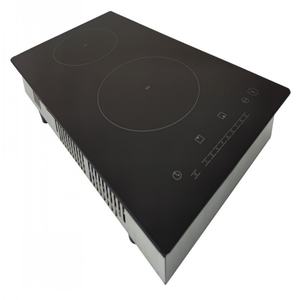 Electrodomésticos, Placa de Inducción de 2 Hornillas, Vitrocerámica Negra Integrada, Placa de Cocción Eléctrica - Product Image 6