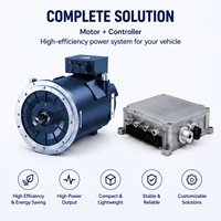 Moteur de traction synchrone PMSM à performance stable, 60 kW, 1600 tr/min, étanche IP67, à montage par bride, pour véhicule d'ingénierie à énergie nouvelle
