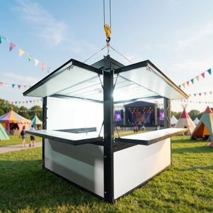 Foldable Backyard Coffee House Prefab Outdoor Cabin for Home Party <b>Small</b> Event Garden Leisure Gathering Temporary Coffee Kiosk - Product Image 4