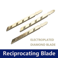 Lame de scie sauteuse diamantée électroplaquée de 4 pouces, lame de scie sauteuse diamantée pour marbre, granit et céramique