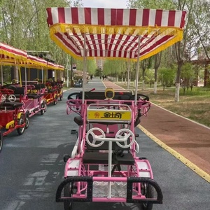 Vehículo Turístico de Cuatro Ruedas con Pedales <span class=keywords><strong>para</strong></span> 5 Personas, <span class=keywords><strong>para</strong></span> Recorridos Panorámicos - Product Image 2