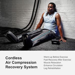 Sistema de Compresión de Aire Profesional para Piernas Completas, con Control de Tiempo y Masaje Secuencial para Alivio Muscular y Mejora de la Circulación - Product Image 2