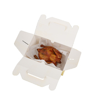 Poulet burger boîte emballage frites papier jetable à emporter poulet frit boîtes d'emballage