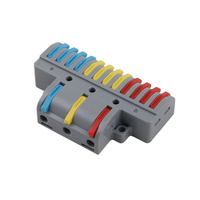 LT2 Trous de fixation multiples Contact en cuivre PC Mini Universal Compact 2/3 Pin Push-in Terminal Block Quick Wire Conducteur