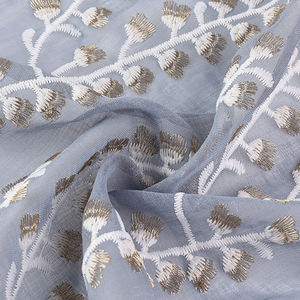 Tapicería personalizada de estilo <span class=keywords><strong>moderno</strong></span> para el hogar, cortinas bordadas de aspecto de lino tejido urdimbre, tela de sofá de microfibra 100% - Product Image 4