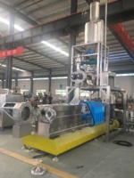 Machine de fabrication d'aliments secs pour chiens et animaux de compagnie, extrudeuse automatique de type sec, fournisseur chinois, 500 kg/h, équipement de transformation