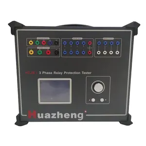 Huazheng-Conjunto de prueba de inyección secundaria trifásica, eléctrico, 3 fases, microordenador, relé de protección, probador con entrega rápida