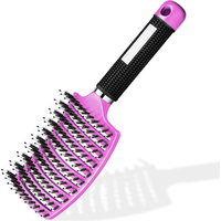 Brosse à cheveux démêlante de haute qualité Massage du cuir chevelu Brosses à cheveux en plastique confortables pour femmes