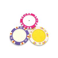 25 pcs toutes sortes couleurs Jetons de Poker En Céramique 14g Mis En Argile Casino Pièces 40mm Pièce De Monnaie Jetons de Poker