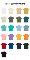 Promotion de haute qualité publicité 100% coton 220G Logo personnalisé t-shirt blanc uni poids lourd t-shirt hommes t-shirts