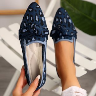Imprimé léopard bleu marine