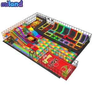 Équipement de parc de trampolines intérieur personnalisé en gros, aire de jeux commerciale d'aventure pour enfants et adultes, centres commerciaux - Product Image 6