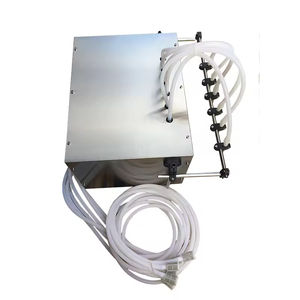 Mekanik içecekler için şarap, parfüm şişelenmiş su uçucu yağ Quantitativ 6-Head yarı otomatik sıvı dolum makinesi - Product Image 3