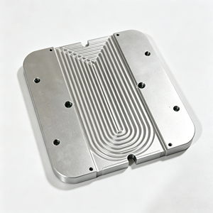 OEM Precision CNC Micro Channel Cold Plate, Aluminum Grooved Heat Dissipation Plate, Custom Machined <b>Fluid</b> Cooling Base Plate - Product Image 2
