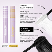 Crème végane longue durée personnalisée en gros pour marque privée, fibres noires bouclées imperméables