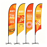 Drapeaux promotionnels, bannières, drapeaux de plage en forme de plume, drapeaux en forme de larme et bannières avec logo, impression personnalisée, publicité extérieure pour événements