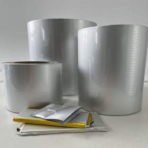 Rollo de <span class=keywords><strong>película</strong></span> de laminación de papel de aluminio para bolsa de batería de polímero, Material sin procesar - Product Image 2